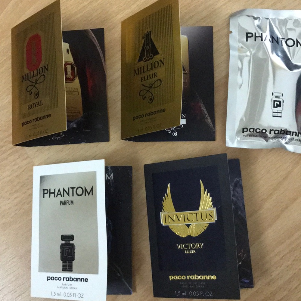 Paco Rabanne Samples 5X - Picture 1 of 2